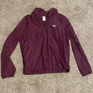 Victoria secret pull over rain jacket